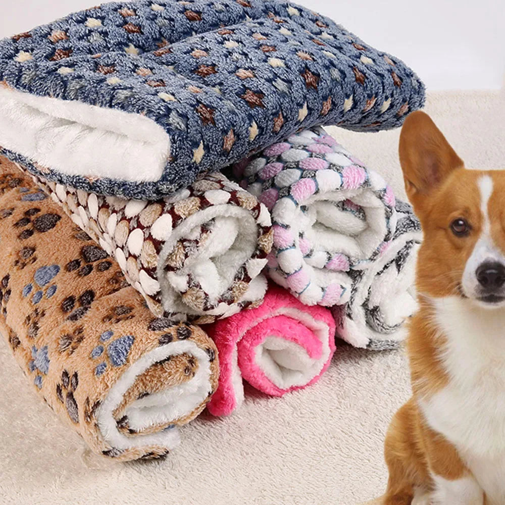 Machine Washable Fleece Dog Blanket