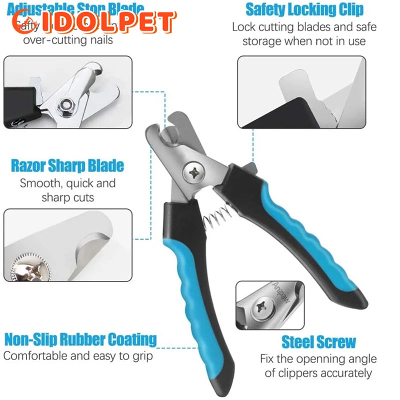 Professional Stainless Steel Pet Nail Clippers