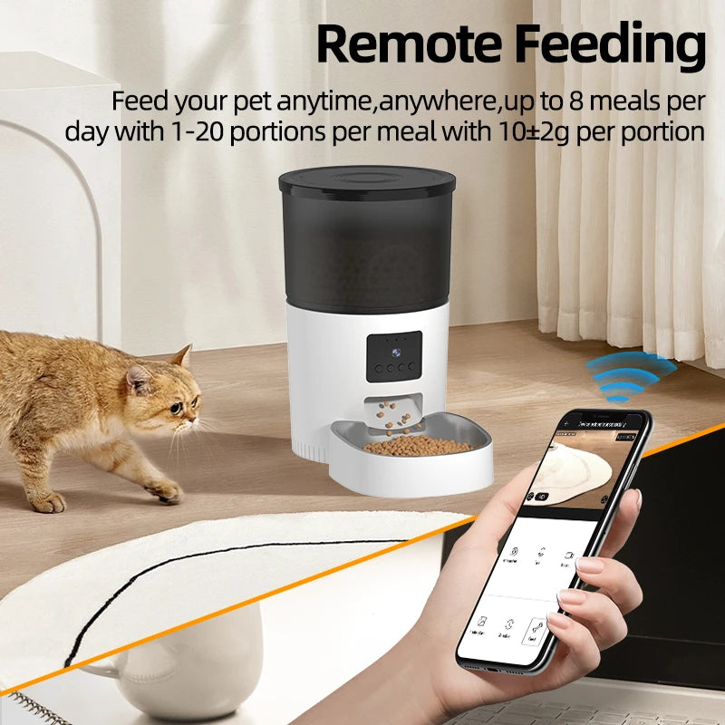 SmartFeed Cam Pet Food Dispenser