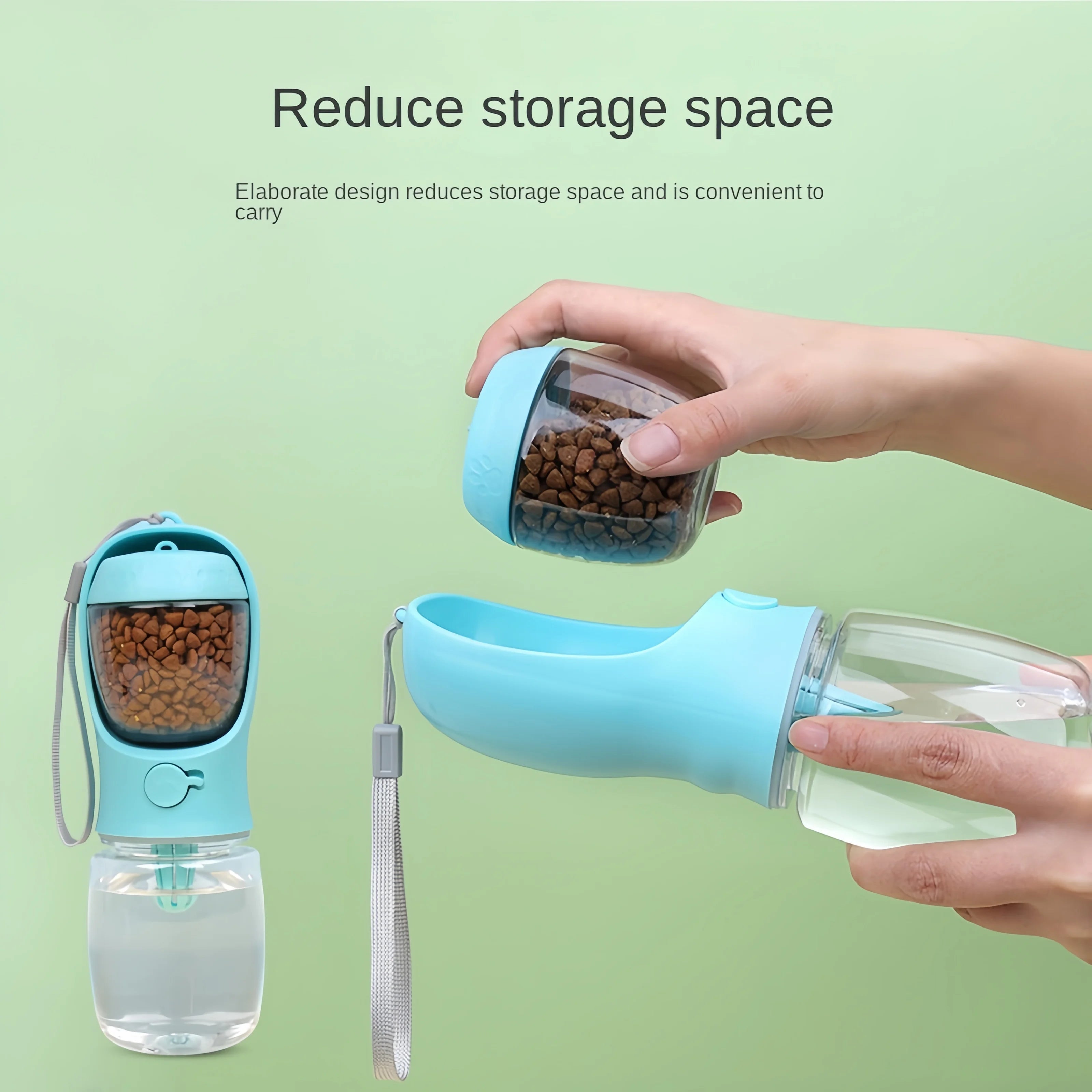 Portable Pet Water and Food Bottle