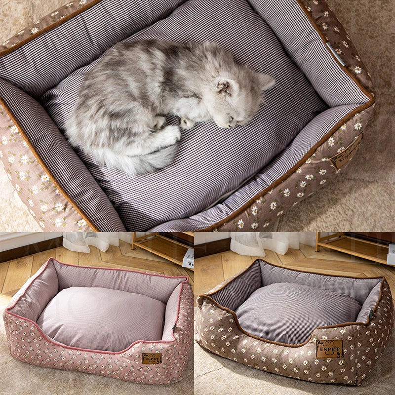 Plush Washable Dog Bed for Deep Sleep