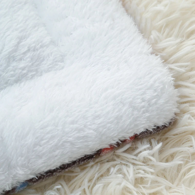 Flannel Dog Bed Mat Warmth