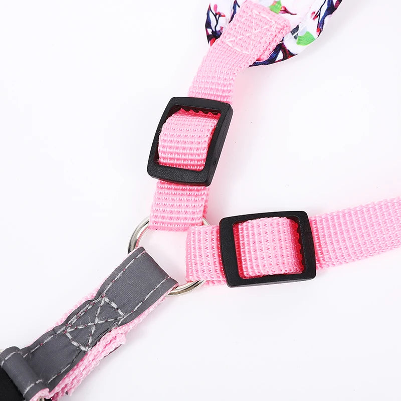 Adjustable Reflective Pet Harness and Leash