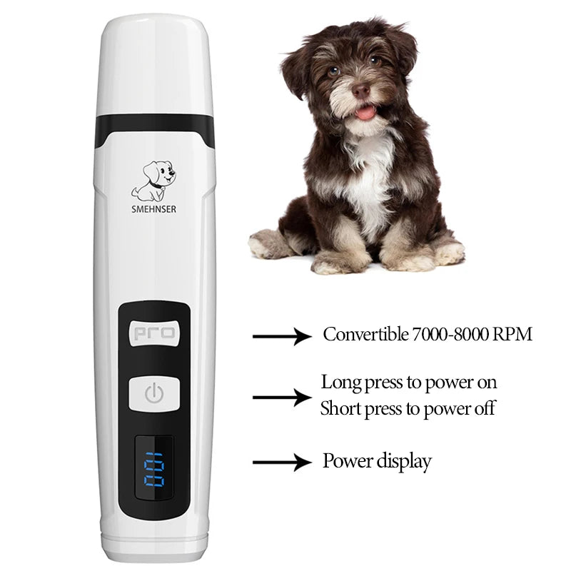 Rechargeable Electric Pet Nail Clippers