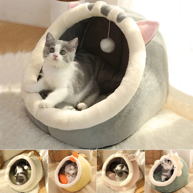 Cozy Round Pet Bed House Cave