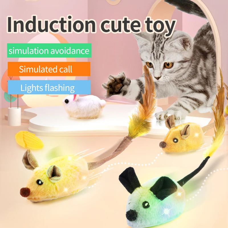 Pounce & Play Smart Mouse Cat Toy