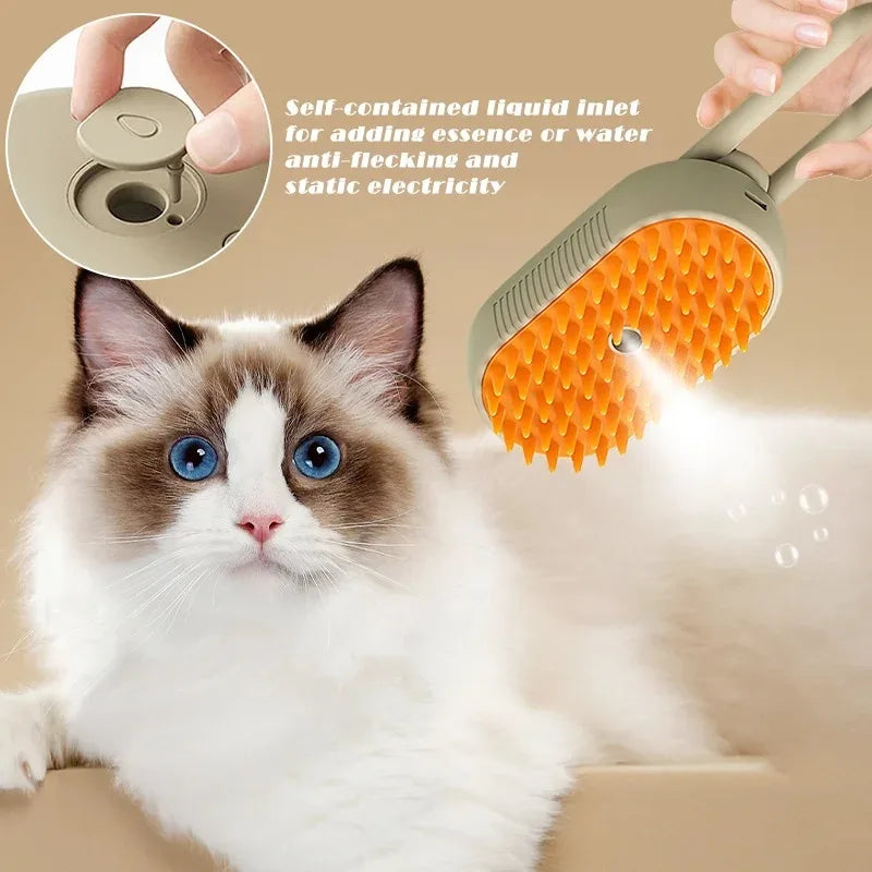 Electric Pet Grooming Steam Comb