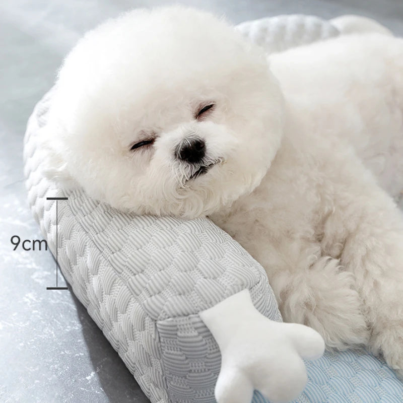 Summer Cooling Dog Bed Mat: Non-Slip
