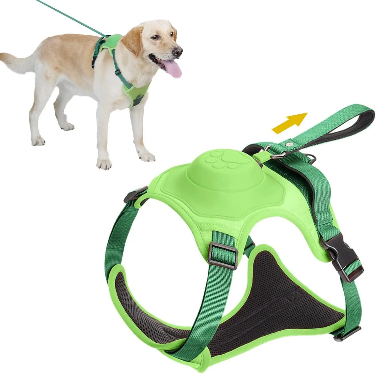 All-in-One Dog Harness with Retractable Leash